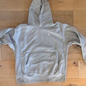 Champion Light Gray Men's Hoodie